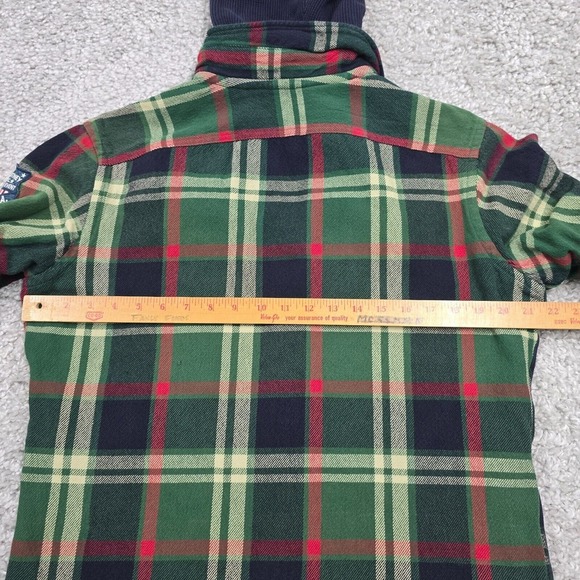 Polo Ralph Lauren Men M Plaid Mt Whitney Hoodie RLPC Crest Waffle Outdoor Jacket - Picture 8 of 11